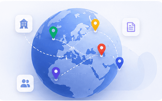 Multi-company syncing across regions
