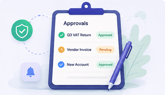 Approval workflows dashboard